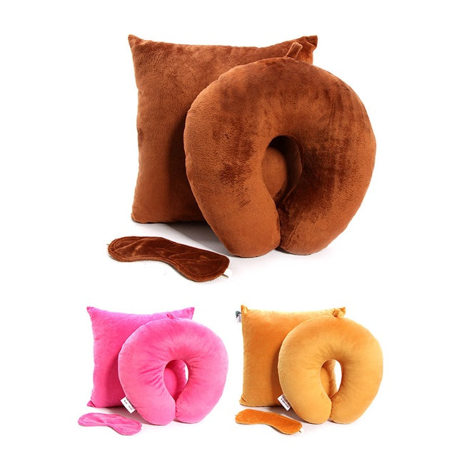 Set gối tựa lưng bịt mắt gối kê cổ