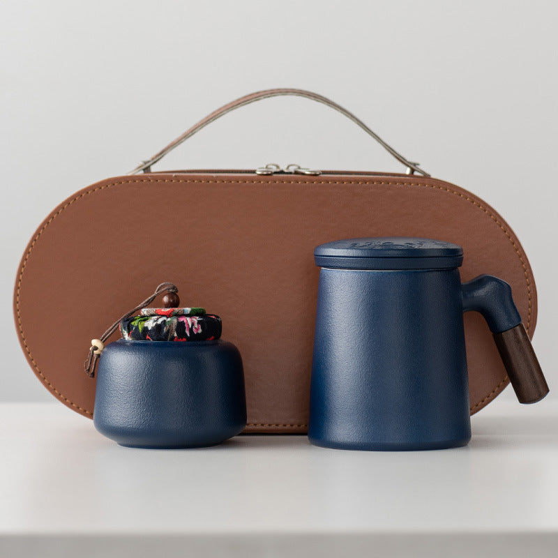 Bộ bình trà sứ có hủ trà