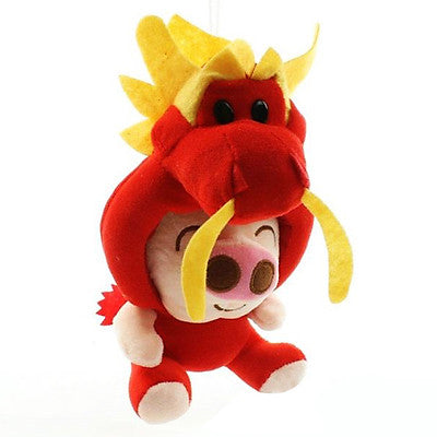 Gấu bông con rồng đỏ