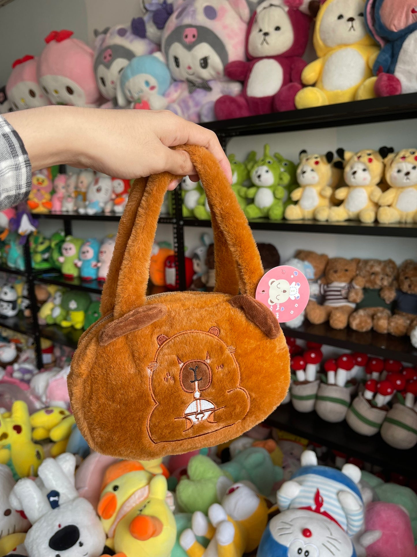Cặp túi xách nhồi bông