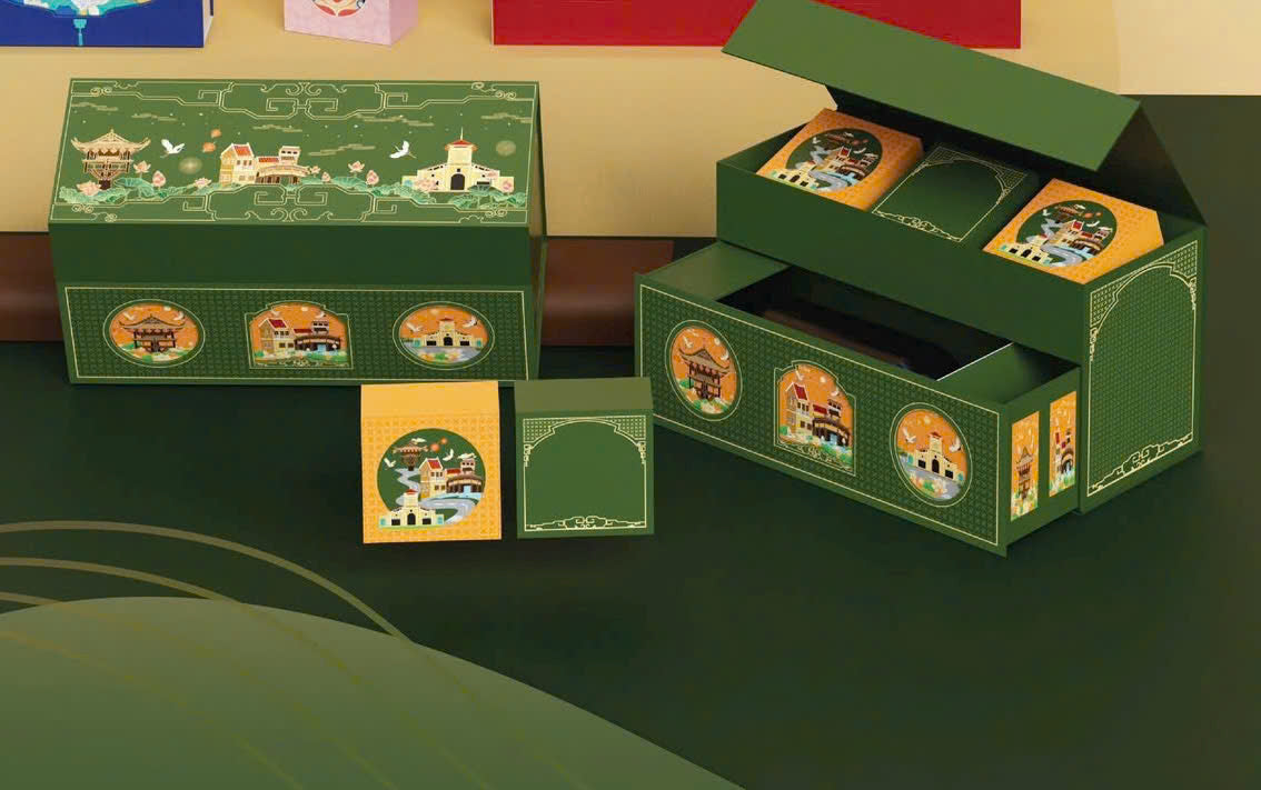 TRUNG THU 2025 SET XANH 6 BÁNH