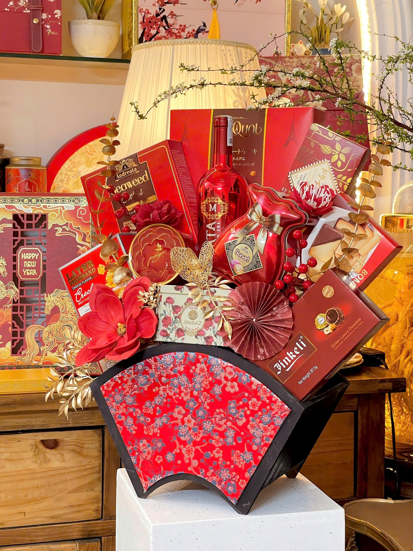 TET2026 QUẠT GẤM LỚN  [ 01]