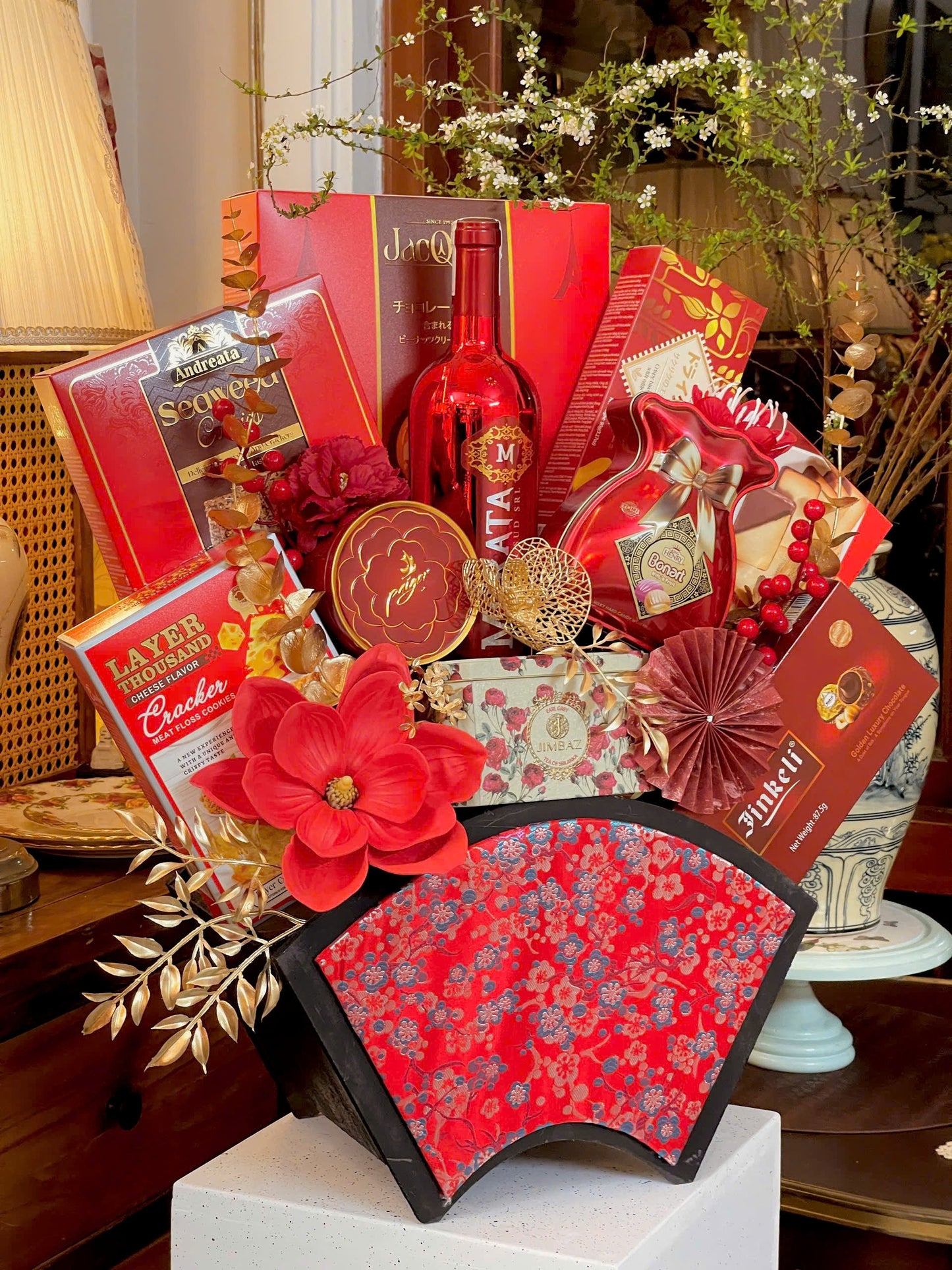 TET2026 QUẠT GẤM LỚN  [ 01]