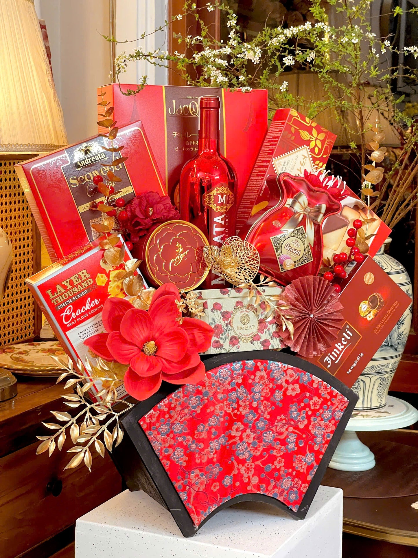 TET2026 QUẠT GẤM LỚN  [ 01]