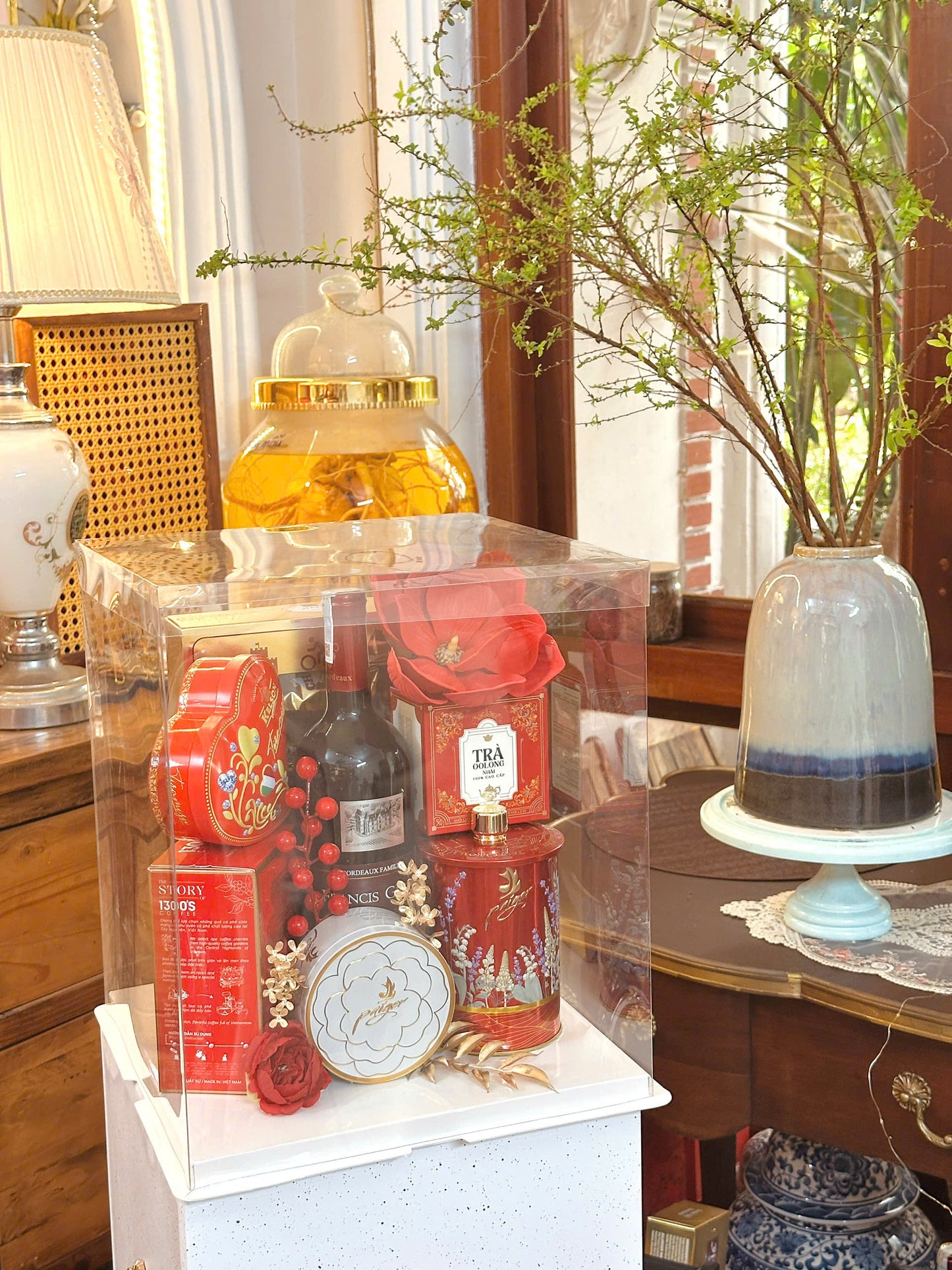 TET2026 TRỤ MICA RED VELVET