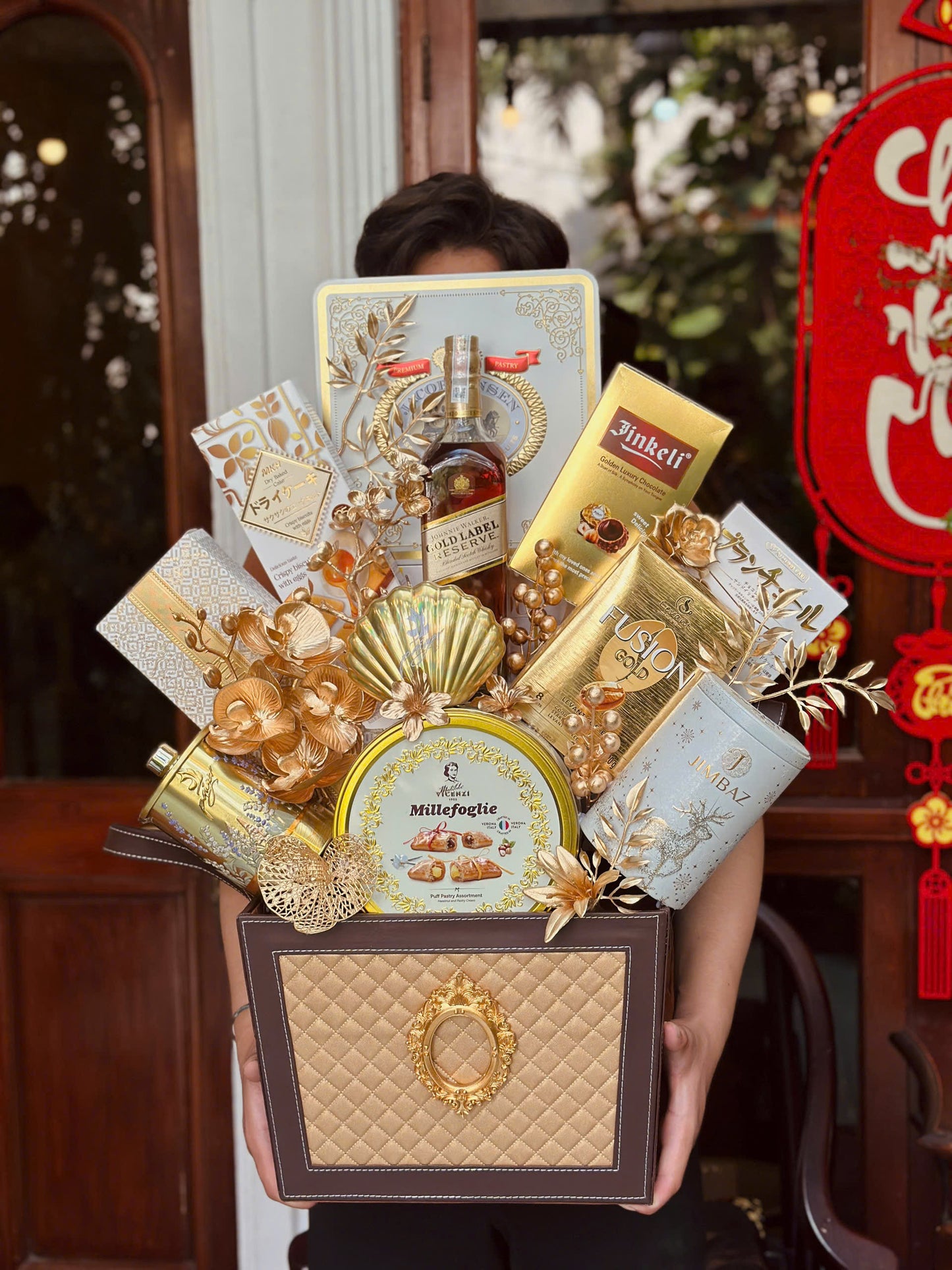 HAMPER GIỎ DA