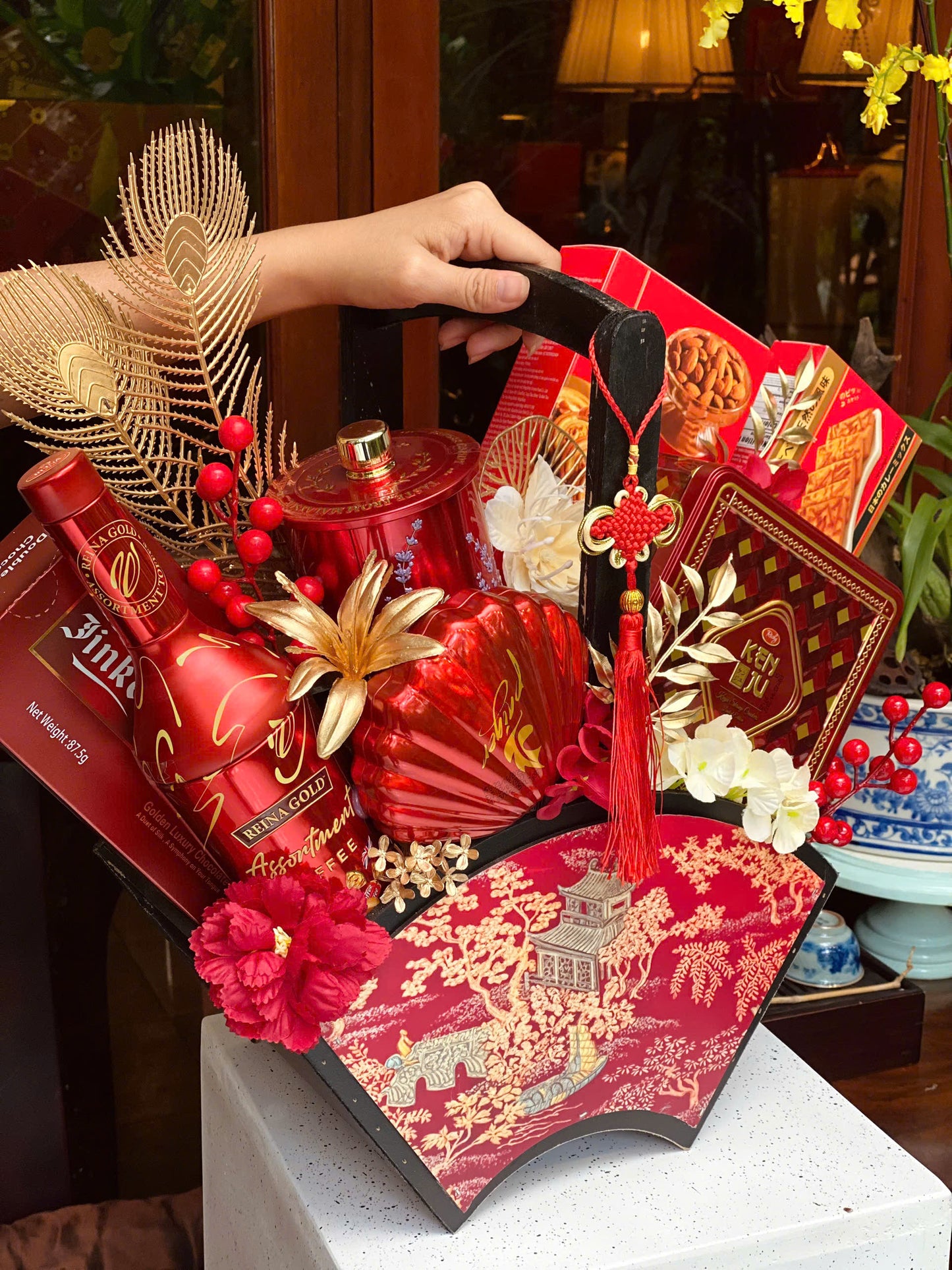 TET2026 TẾT ĐẠI LỘC HAMPER QUẠT GẤM  02