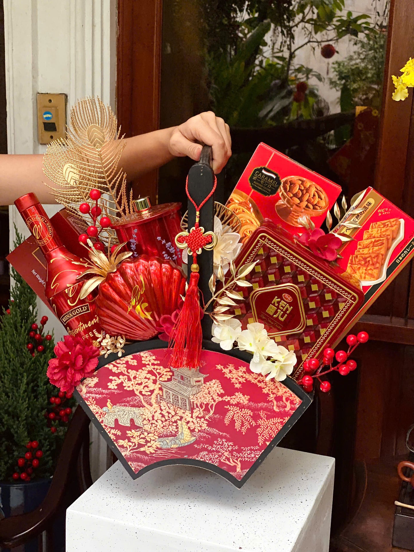 TET2026 TẾT ĐẠI LỘC HAMPER QUẠT GẤM  02