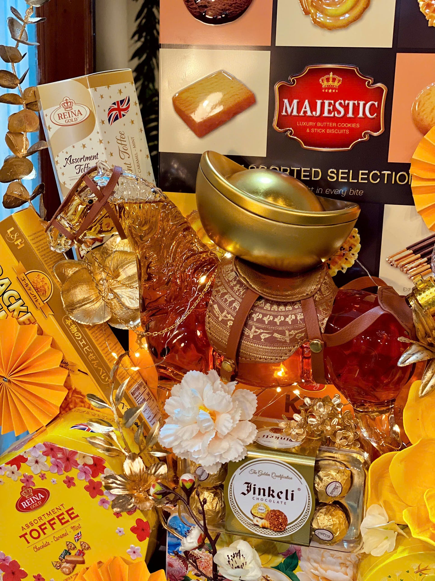HAMPER GIỎ DA 03