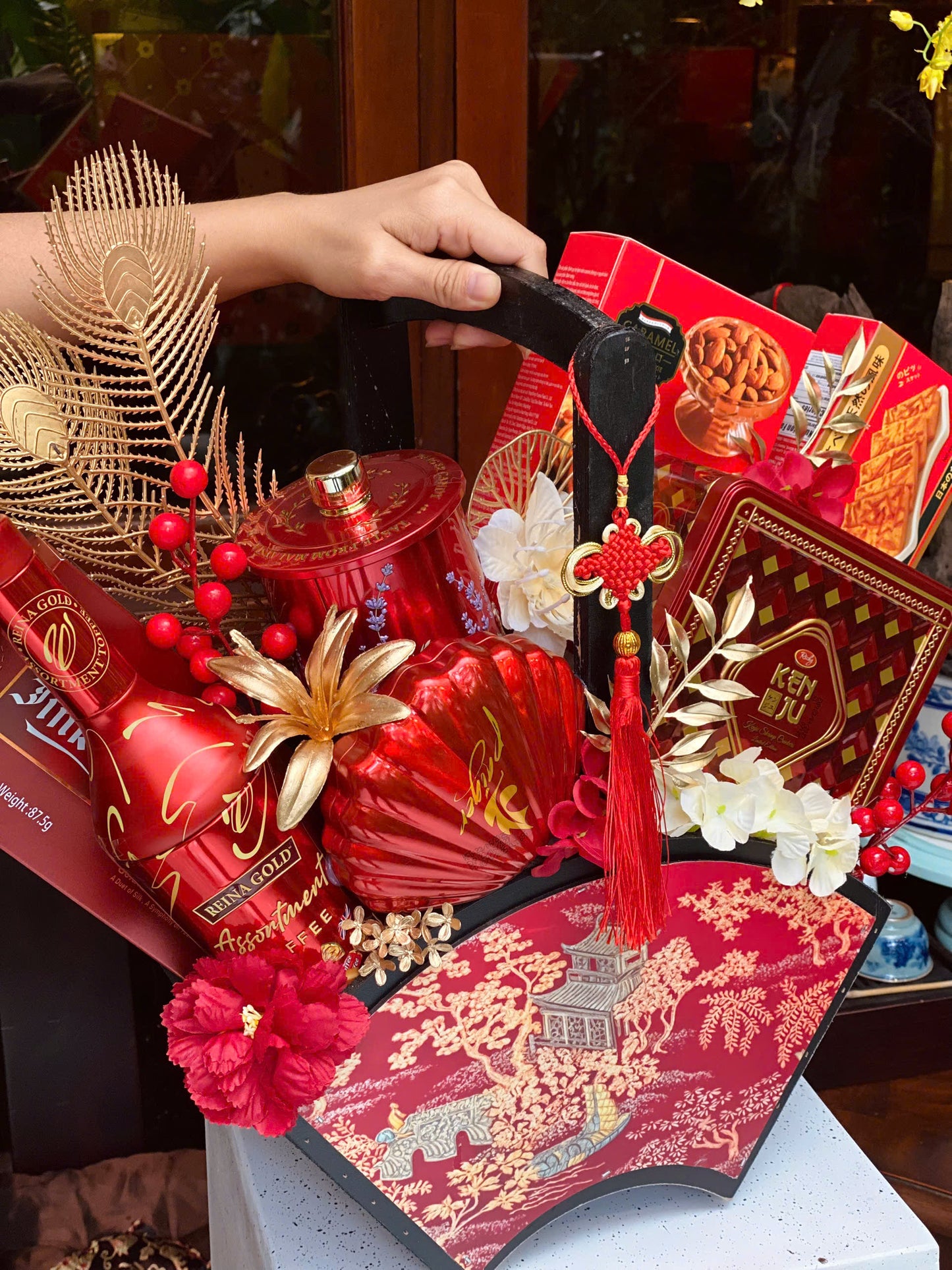 TET2026 TẾT ĐẠI LỘC HAMPER QUẠT GẤM  02