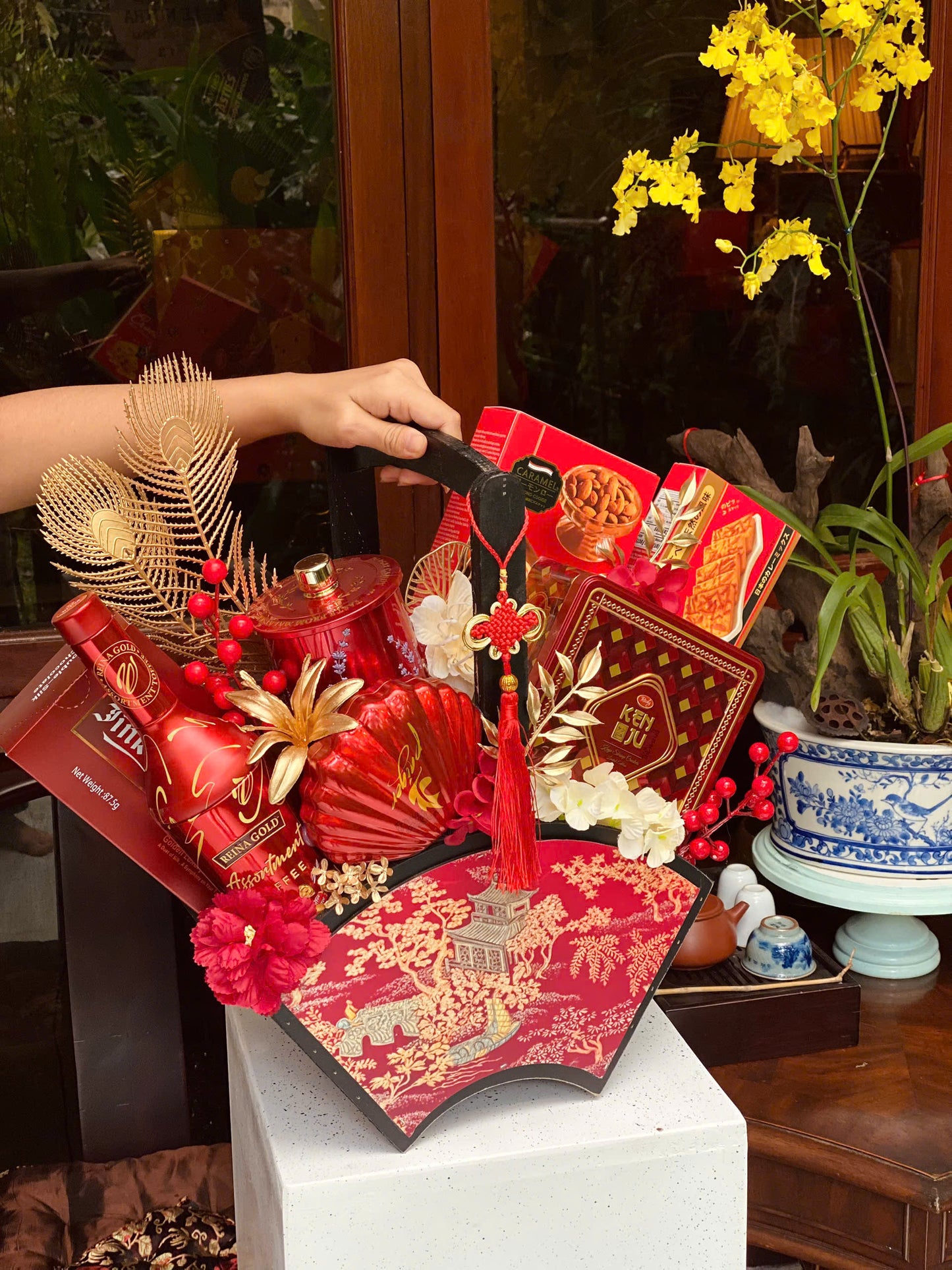 TET2026 TẾT ĐẠI LỘC HAMPER QUẠT GẤM  02