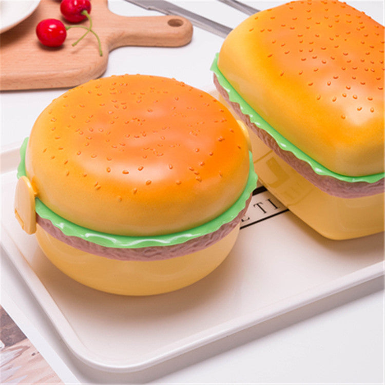 Hộp cơm hình Hamburger 1280ml