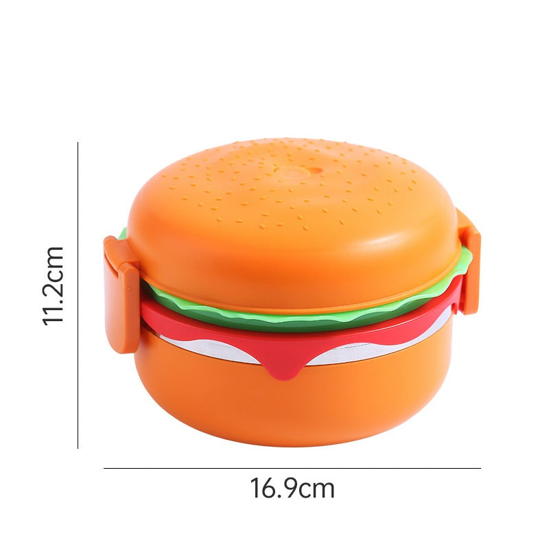 Hộp cơm hình Hamburger 1280ml