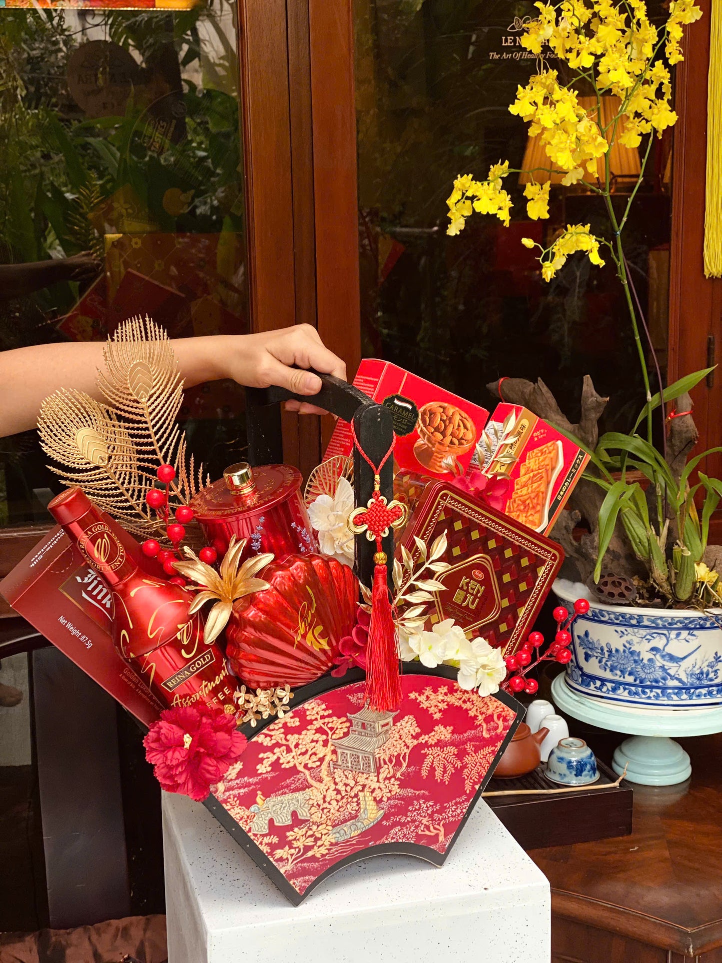 TET2026 TẾT ĐẠI LỘC HAMPER QUẠT GẤM  02