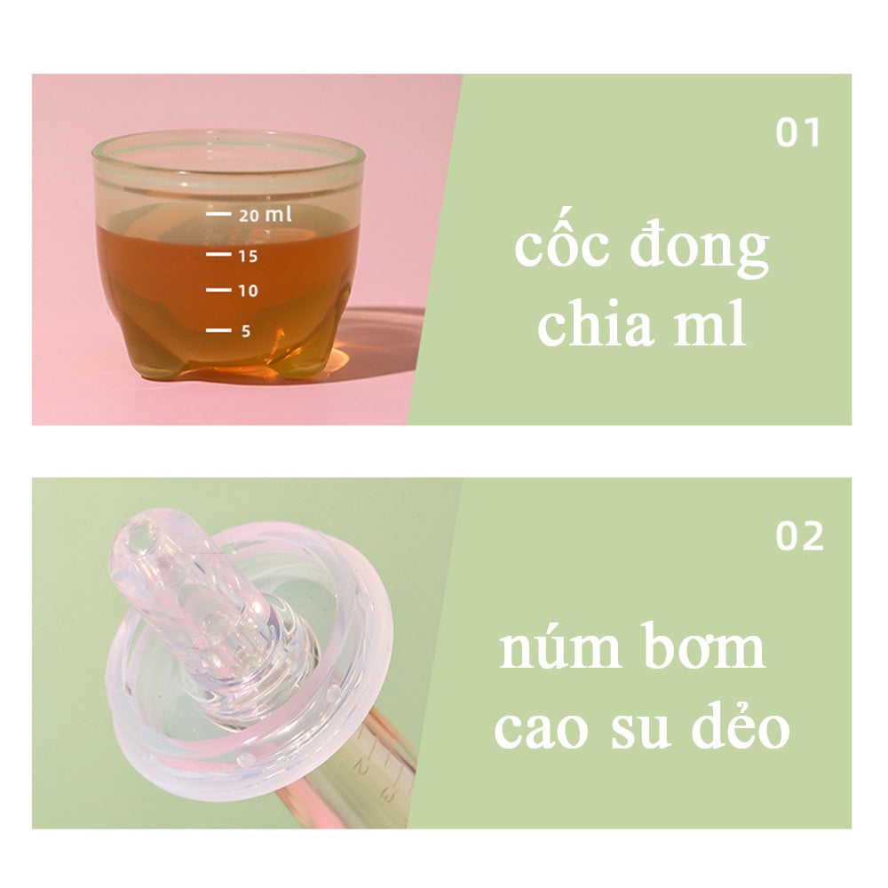 Dụng cụ bón cho bé uống thuốc hình ếch