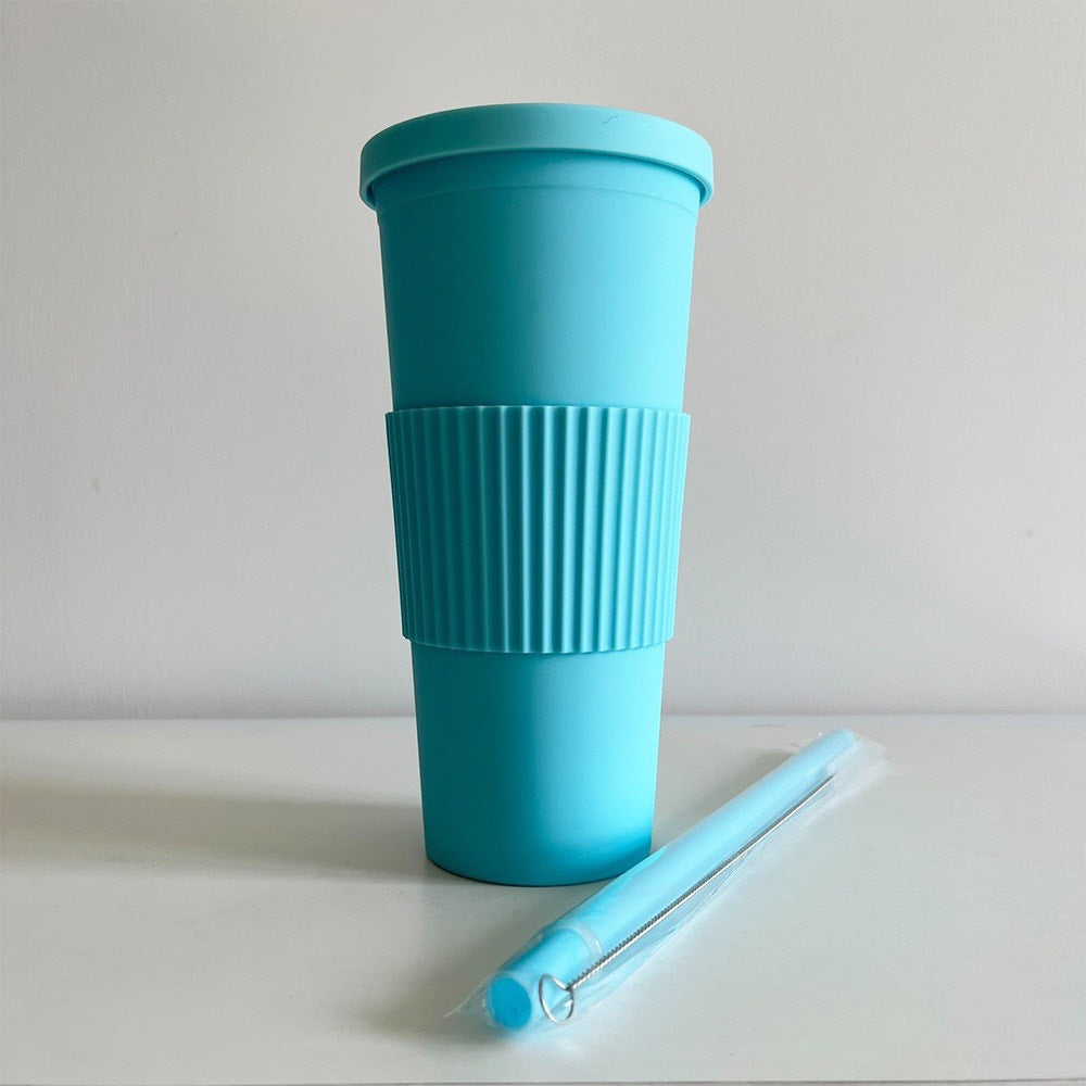 Cốc nhựa có quai silicone